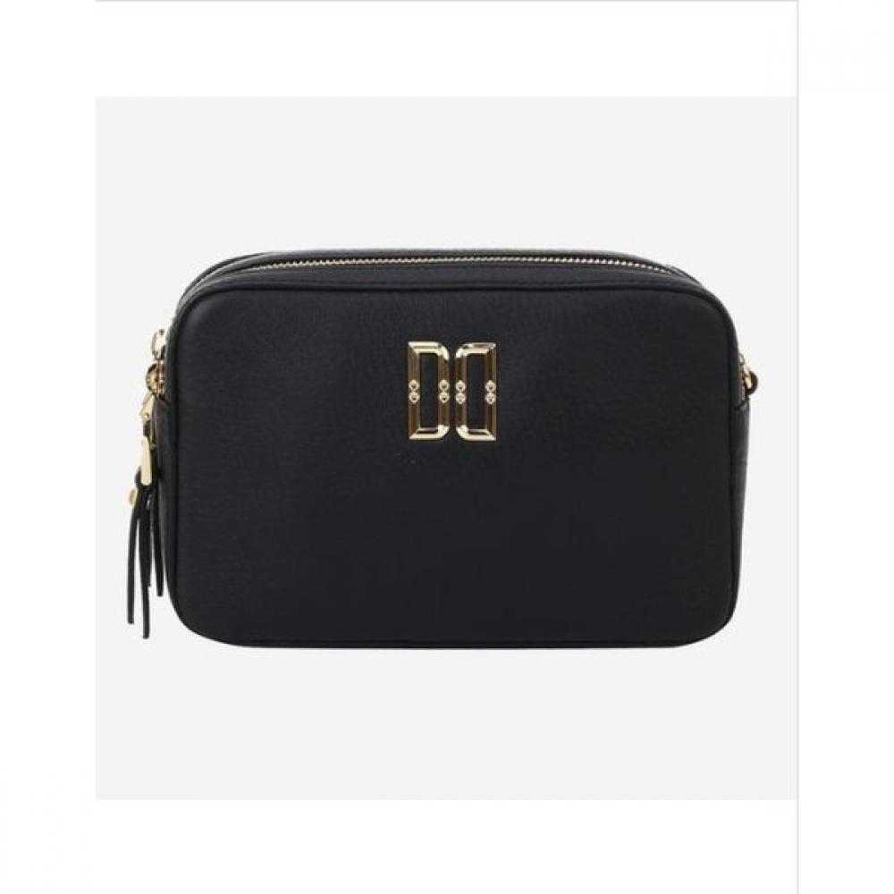 

Daks Black Gold Logo Mini Crossbody Bag Dcwa8e069bk Single option