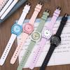Watch Female Student Junior High School Student Exam Silicone Belt Simple Temperament Waterproof Daily Quartz Watch