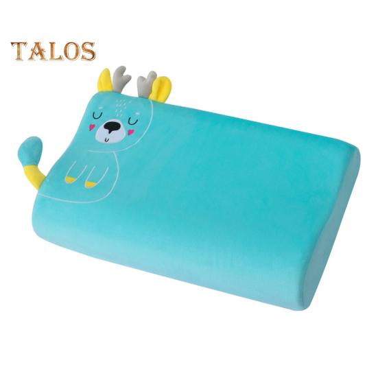 Эргономичная детская подушка в форме клина с волной мягкая и эластичная пена с эффектом памяти с вышивкой из мультфильмов моющийся чехол поддерживающая подушка для лучшего качества сна 1705₽