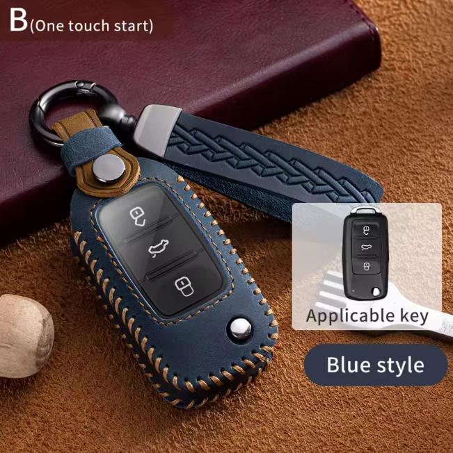 New Car Remote Key Case Cover For Volkswagen VW Polo Golf Passat Tiguan Beetle Caddy T5 Up Eos Skoda Octavia Seat Leon Altea