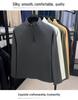 Men's Luxury 700g Velvet-Lined Stand Collar Half-Zip Heavyweight Hoodie - Warm, Lightweight, Autumn/Winter Solid Color.
