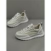 Summer New Openwork Mesh Breathable Athleisure Wear-resistant White Dad Shoes ZMD