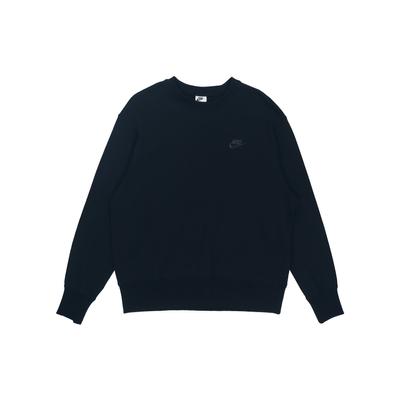 Nike Jednofarebná mikina s grafickým logom Pánske vrchné oblečenie Čierna DA0022-010