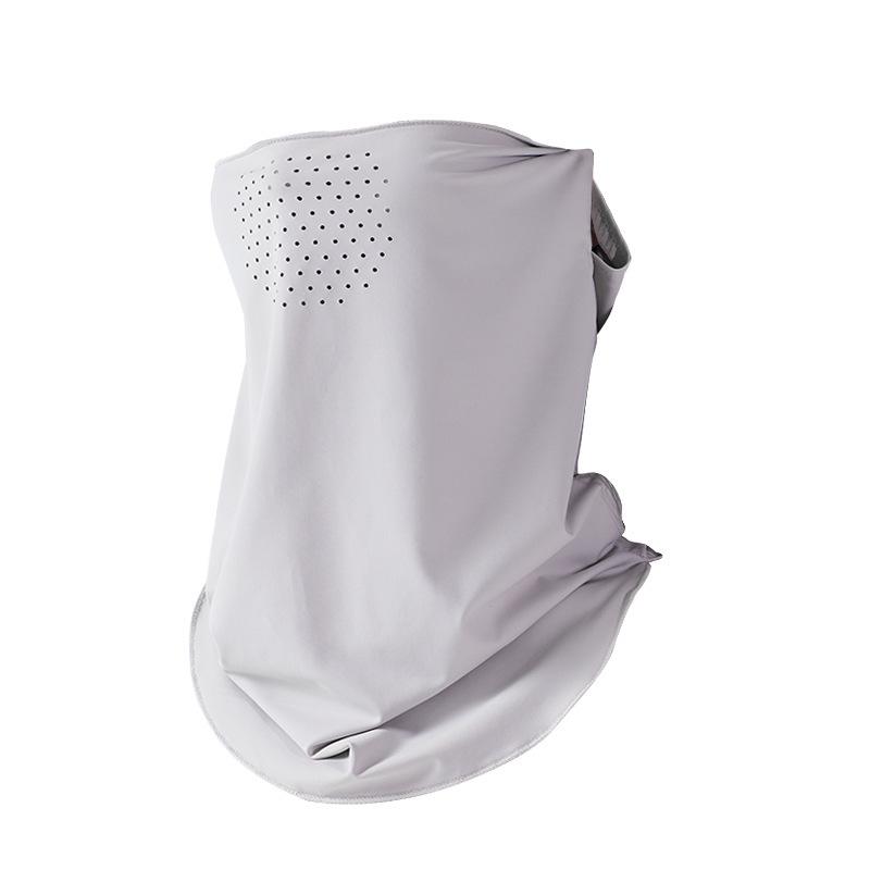 Unisex Summer Thin Ice Silk UV Protection Face Mask for Cycling