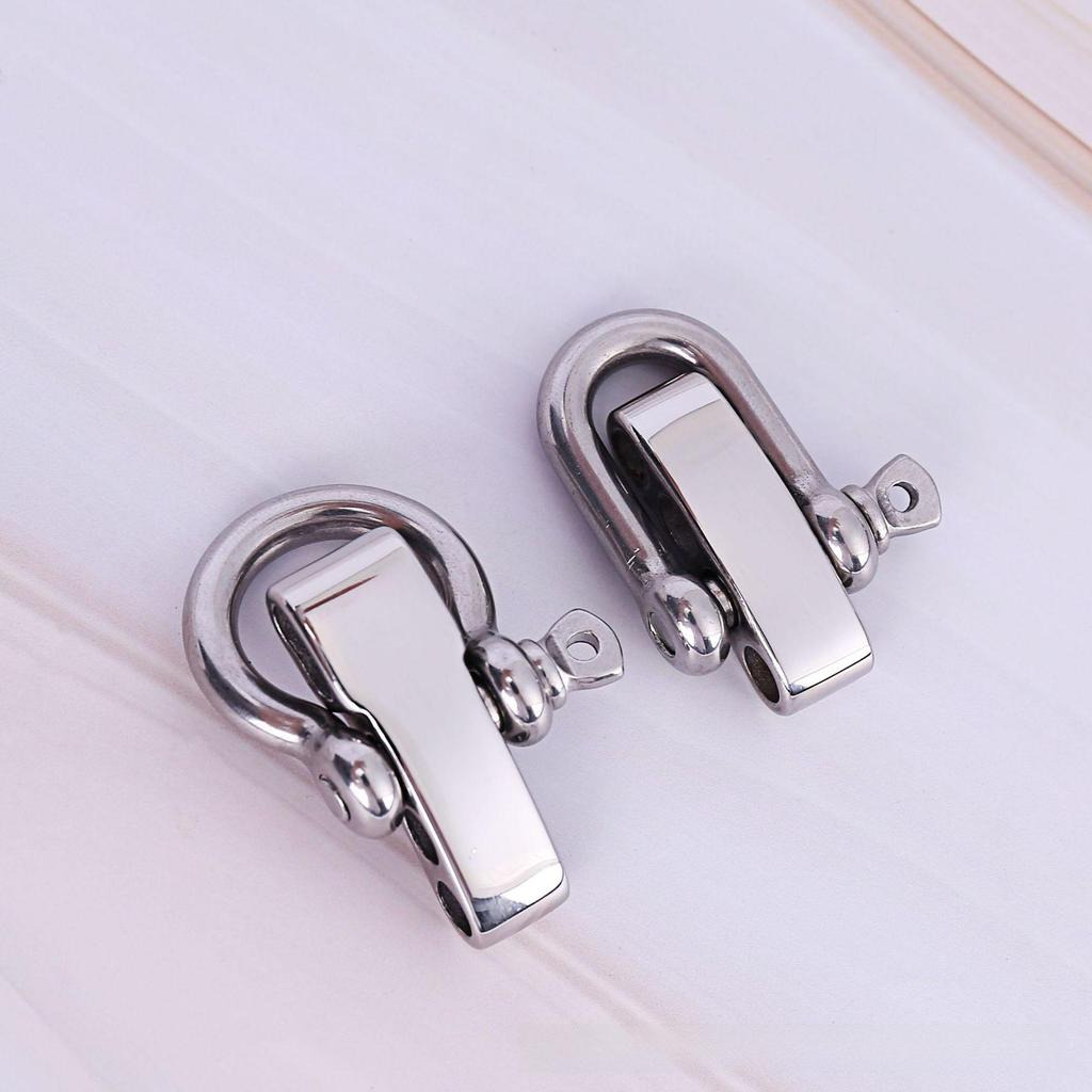 304 Stainless Steel U-Shaped Horseshoe Buckle for DIY Accessories and Umbrella Rope Bracelet