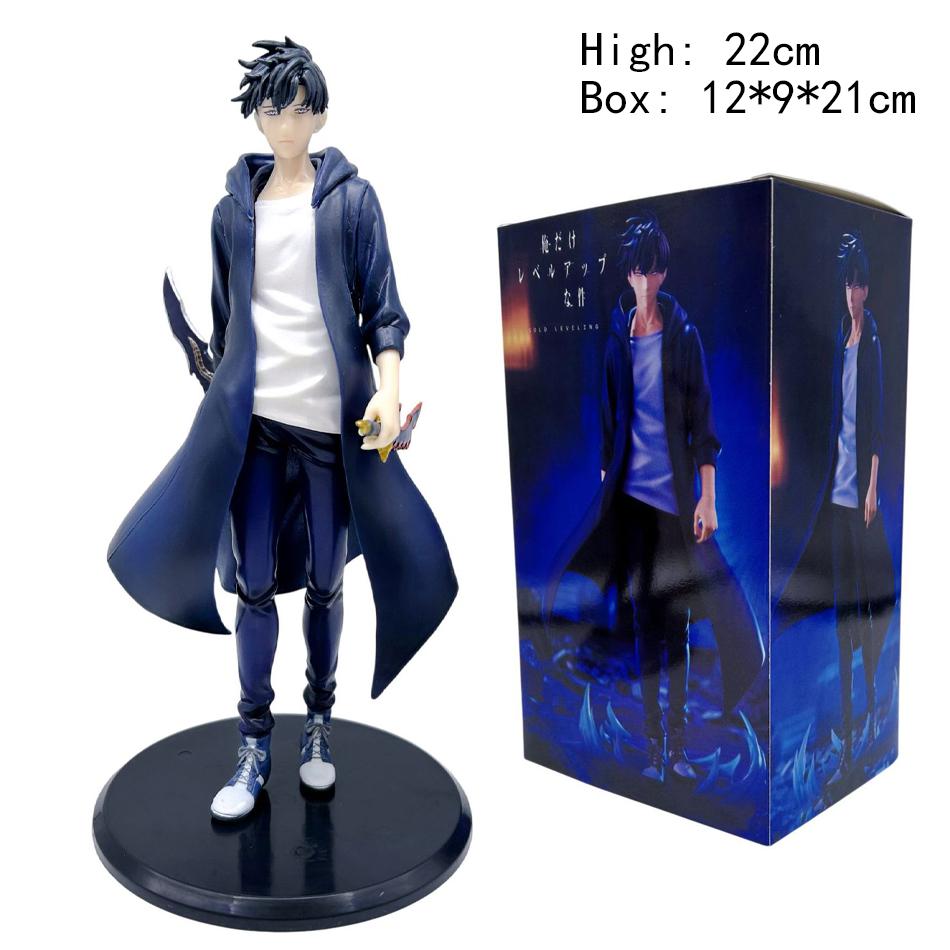 21cm Solo Leveling Sung Jinwoo Anime Figure Ore Dake Level Up Na Ken Shun Mizushino Action Figure Collectible Model Doll Toys