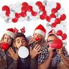 Weiß Rote Luftballons Girlande Metall Silber Konfetti Luftballonbogen Set Weihnachten Geburtstagsparty Hochzeit Babyparty Dekoration Globos