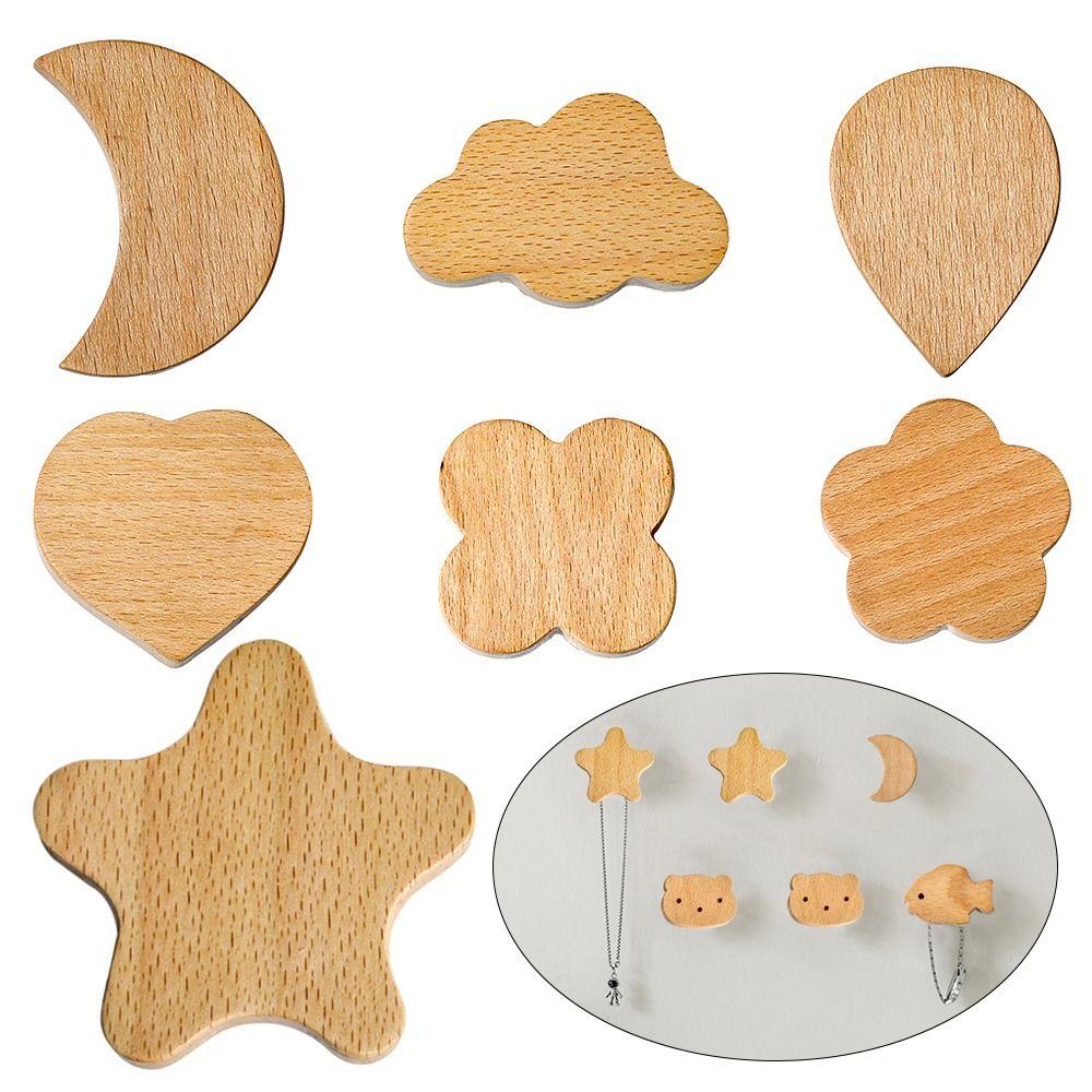 

Star Moon Home Storage Storage Door Holder Decoration Hook Wall Hanging Clothes Hook Stick Hook