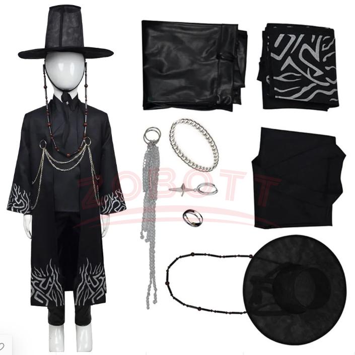 Movie Boys Role Play Props Party Cosplay for K-POP Demon Hunters Boys Jinu Halloween Party Cosplay Costume Mira Rumi Zoey Outfit