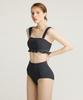 Ageunel Jewelry Bikini High-Waisted Panties_Gray