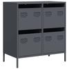 VidaXL Buffet Anthracite 68x39x73,5 Cm Cold-rolled Steel, Storage Furniture, Kitchen Storage Furniture, Furniture of 851258