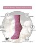 Women's Winter Wool Lined Socks Thickened Warm Middle Calf Floor Socks Stitched Outside Trade Towel Socks Short Tube Hosiery