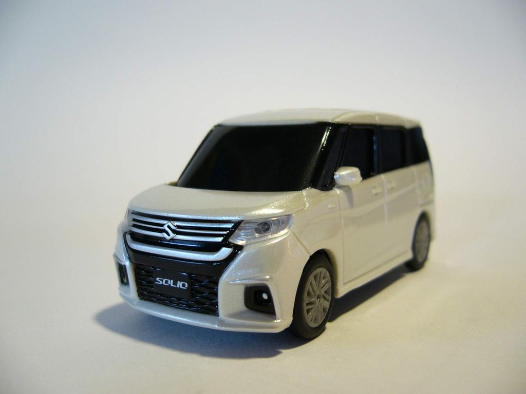SUZUKI SOLIO 4th Generation Pullback Car Minicar Pure White Pearl 2020-
