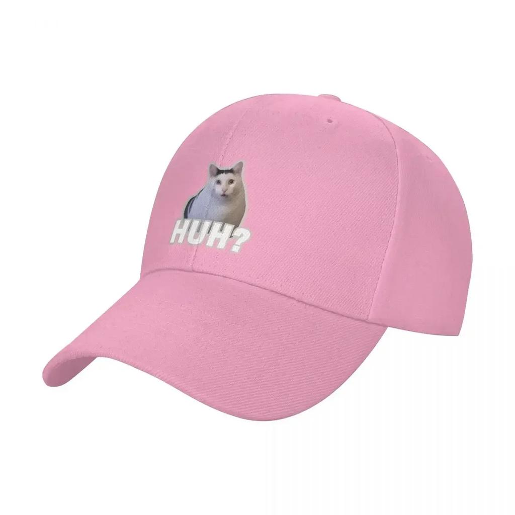 Huh Katze Meme Huh? Baseballkappe Strandausflug Modische Wanderkappe Golfkappe Damen Herren