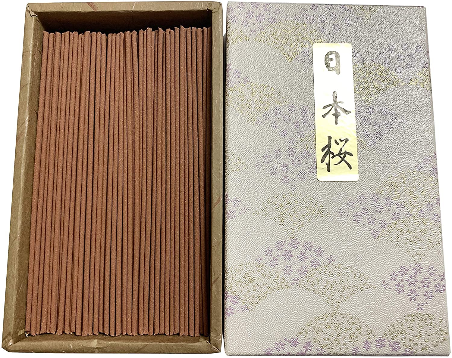 

Awaji Baikundou Premium Sandalwood Incense, Japanese Cherry Blossom (Tea) - Perfect for Gifts, Home Use, and Everyday Use. Made in Japan. #608.
