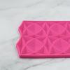 Rhombus Pattern Silicone Mould Fondant Resin Baking Pan Non-stick Cake Side Lace Mat Mold Heat-resistant Border Bakeware
