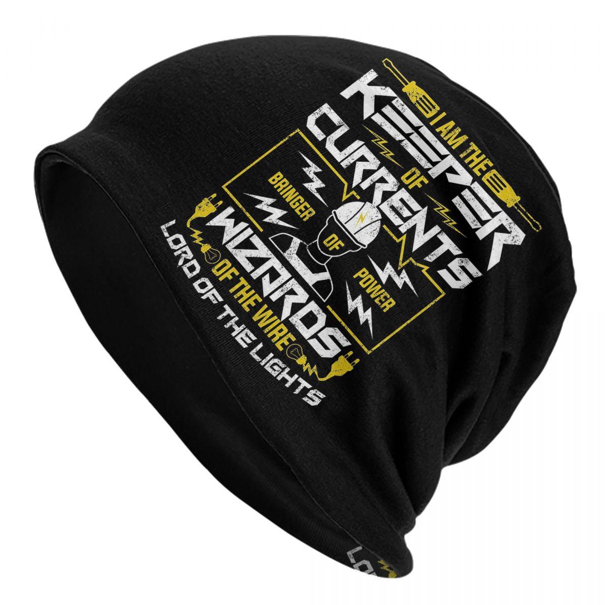 

Electrician Electrical Engineering Power Unisex Adult Beanies Caps Knitted Bonnet Hat Warm Hip Hop Autumn Winter Skullies Hats One Size