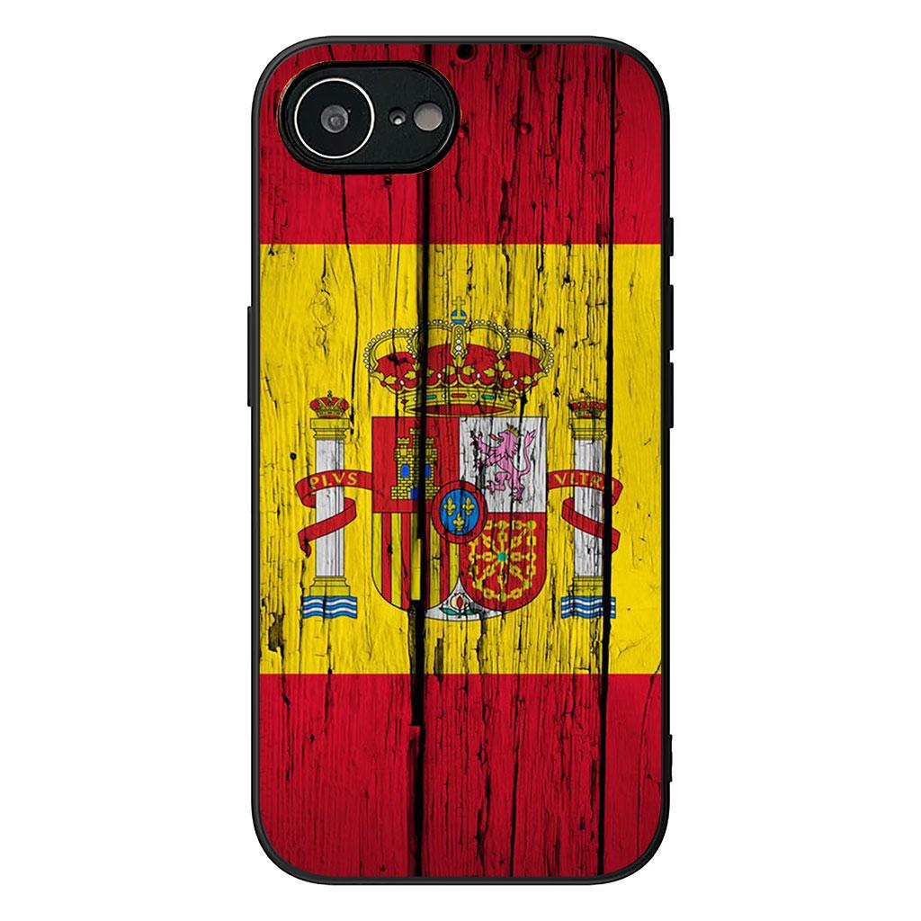 Cover for Xiaomi Redmi Note 11 15 8 9 10 Pro Plus A5 9A 9T 10A 10C 9C NFC 15C 8T Casing Phone Case Yellow Red Spain Flag