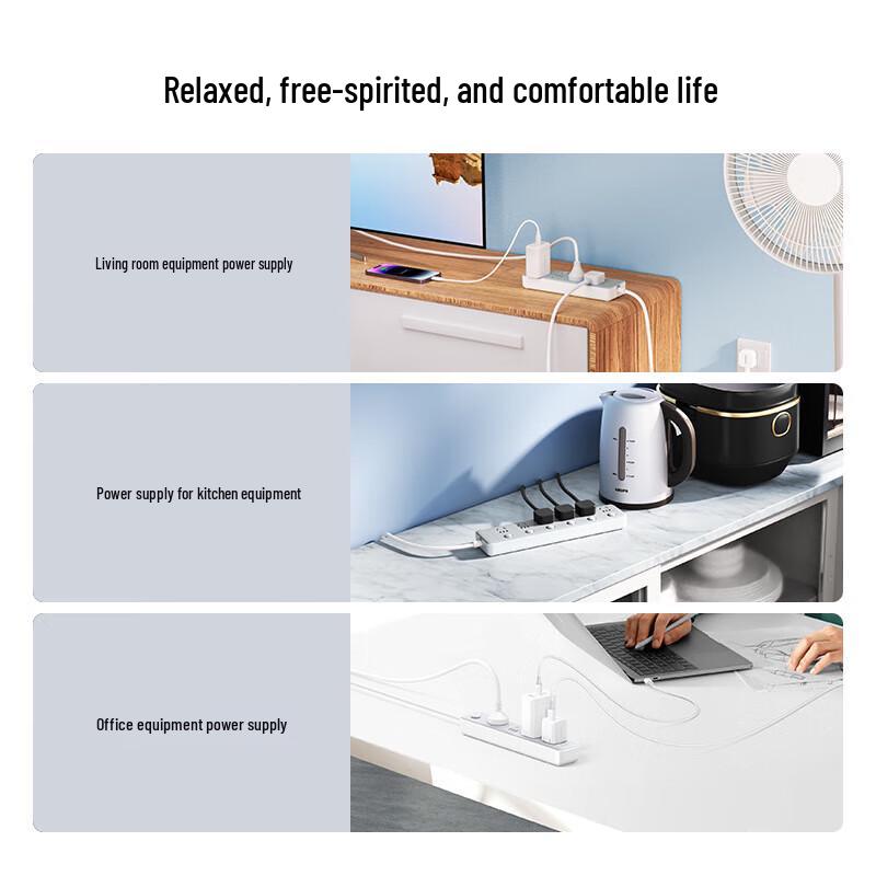 Ugreen 8-Outlet Power Strip with USB and Surge Protection