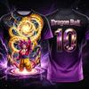 2026 Dragon Ball Goku Super Saiyan 4 T-shirt - Summer Sports Jersey for Dad & Kids Anime Print Tee Family Matching Casual Tops