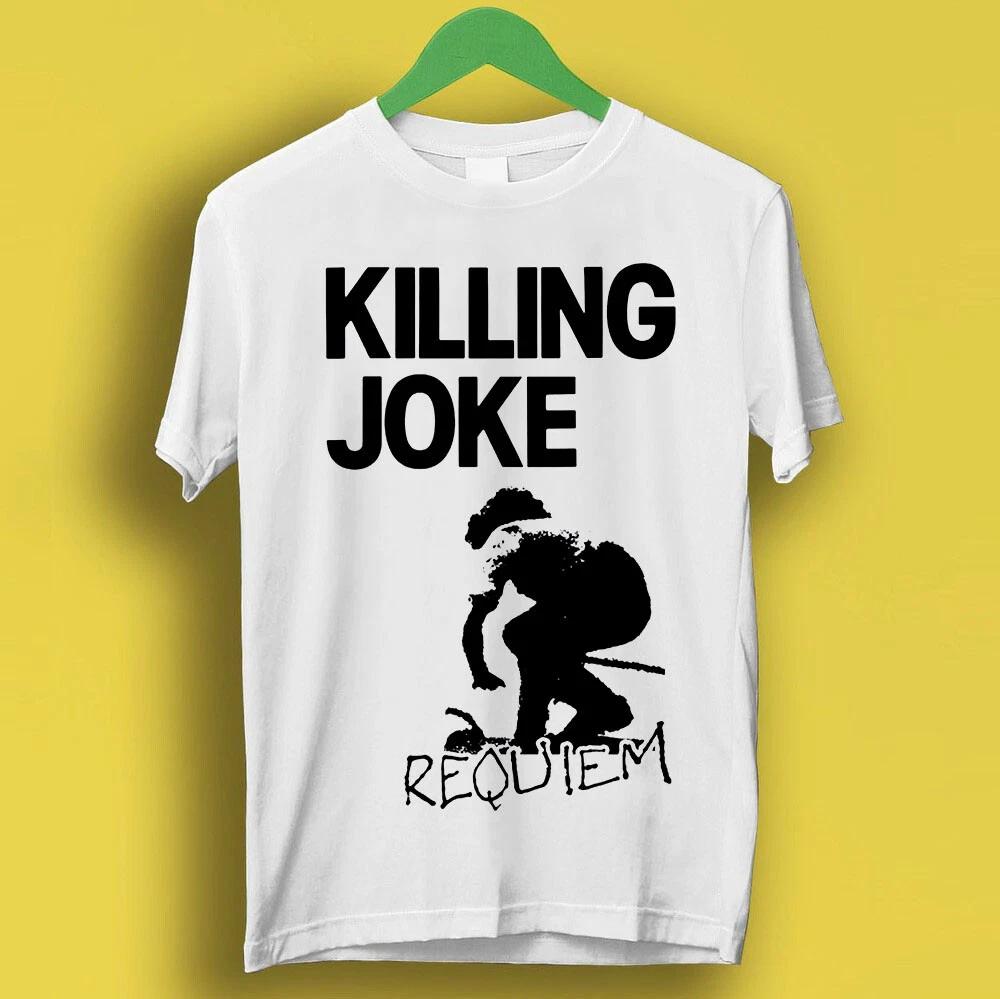 

Killing Joke Реквием Пост-панк Рок Ретро Крутая Топ Подарок Футболка Мужская и Женская Одинаковая Футболка с Круглым Вырезом из Чистого Хлопка 4XL