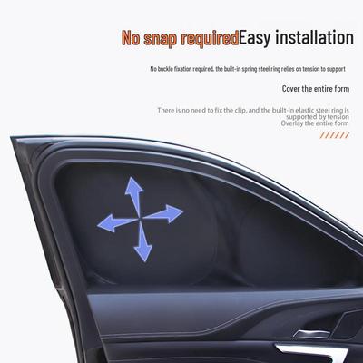 Lightproof Side Window Sunshade & Privacy Curtain for Tesla Model 3/Y - Heat Insulation & Sun Protection