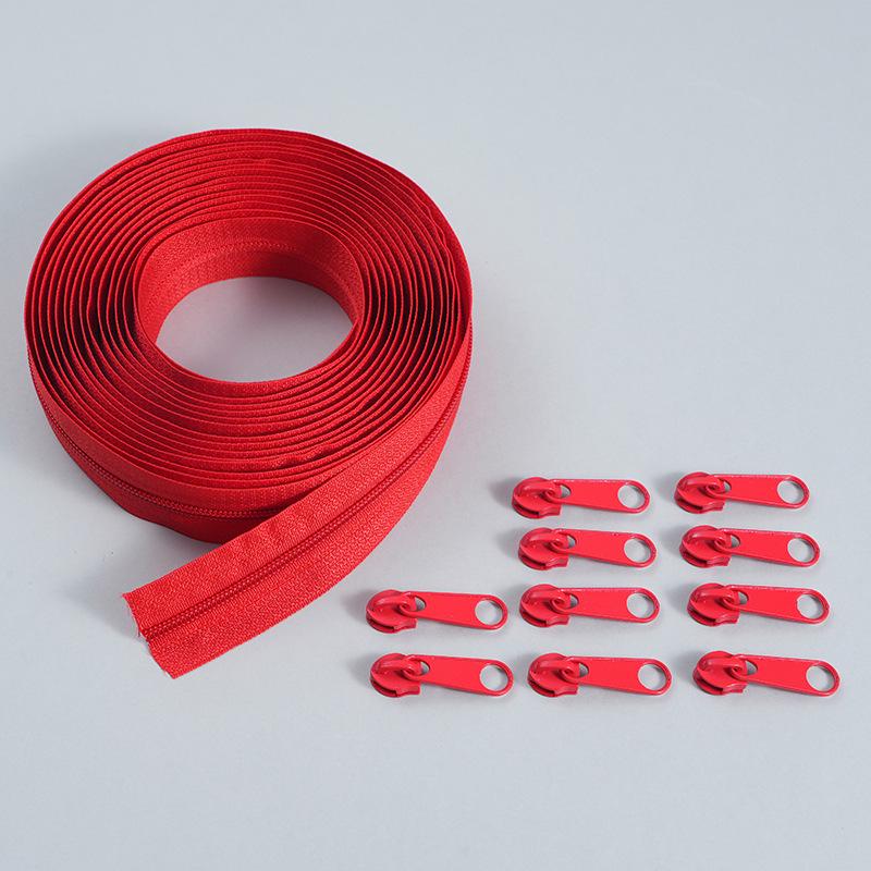 No. 3 & 5 Macaron Color Nylon Zipper for Duvet Covers, Pillowcases, Canvas Bags, Makeup Bags, & DIY Pencil Cases with Fine Teeth.