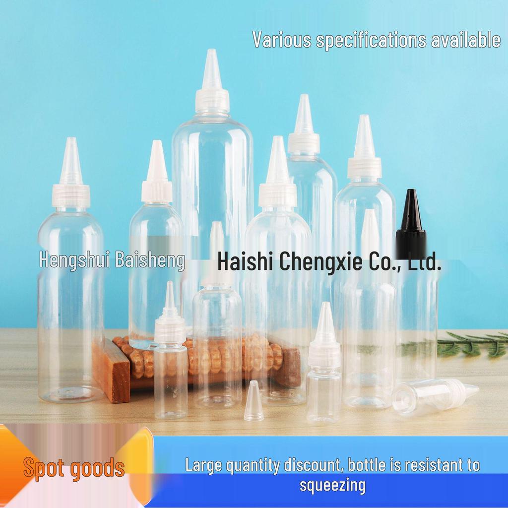 Clear Plastic Squeeze Bottles: 30ml, 50ml, 100ml, 500ml for Dispensing and Paint Mixing