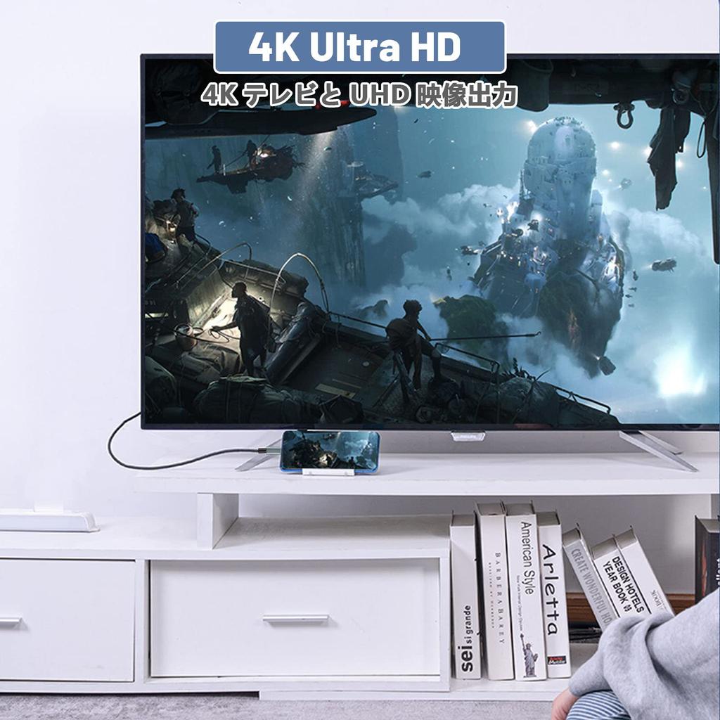 USB C HDMI Conversion Cable HDMI Video from Type C HDMI Connection Cable Type C HDMI Conversion Adapter No Settings Required MacBook MacBook iPad Pro