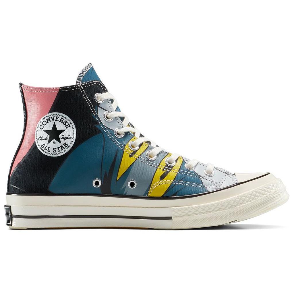 Tom & Jerry x Converse CHUCK TAYLOR Comfortable and Versatile High-Top Canvas Shoes for Men in Black and Brown