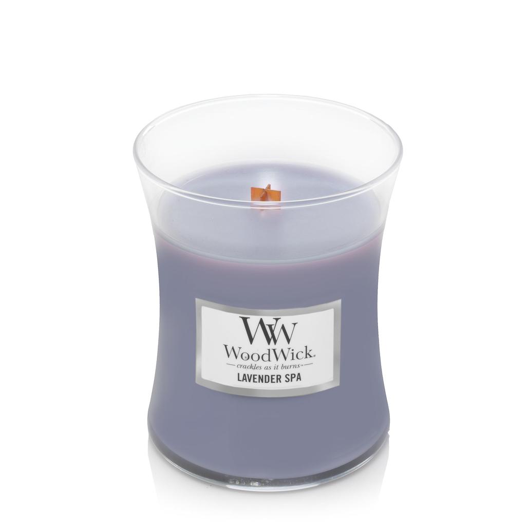 WoodWick JARS Jar, Medium Size, Lavender Spa Aroma Candle [Parallel Import]