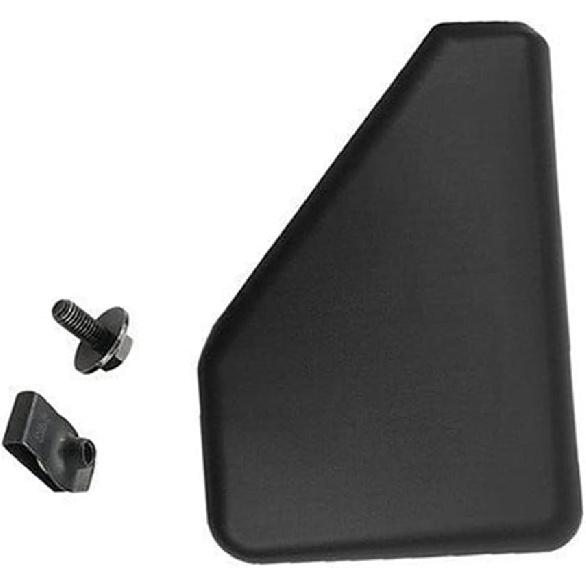 OE: FL34 16N453 BC5YZ9/FL3Z 16A455 BA/FL3Z16A455BA, Rear Running Board End Cap Driver Side, Compatible with Ford F 150 2015-2020, F-Series Super Duty