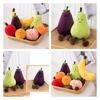 Adorable Fruit Party Plushies For Kids- Banana, Eggplant, Peach, And Pear Options!