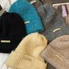 Fashionable and Versatile Big Head Wool Hat Korean Retro Casual Warm Hat Windproof Ear Protection Knit Hat