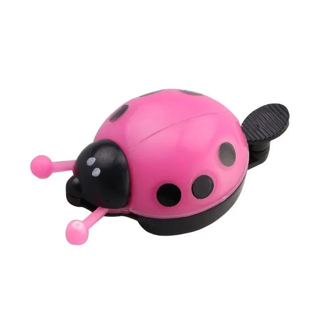 1PC Bicycle Small Bell Cartoon Beetle Ladybug Cycling Bells For Lovely Kids Bike Ride Mini Bell Alarm Bicycle Accessories