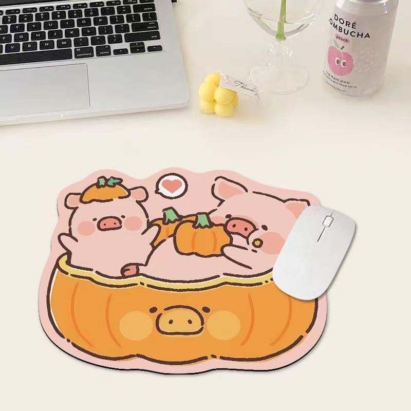LuLu Pig Alien Laptop Mouse Pad - Small, Non-slip, Wear-resistant, Easy-to-clean Desk Mat.