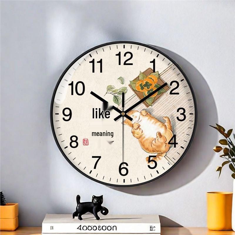 Chaiyuan 2025 Modern Silent Wall Clock for Living Room
