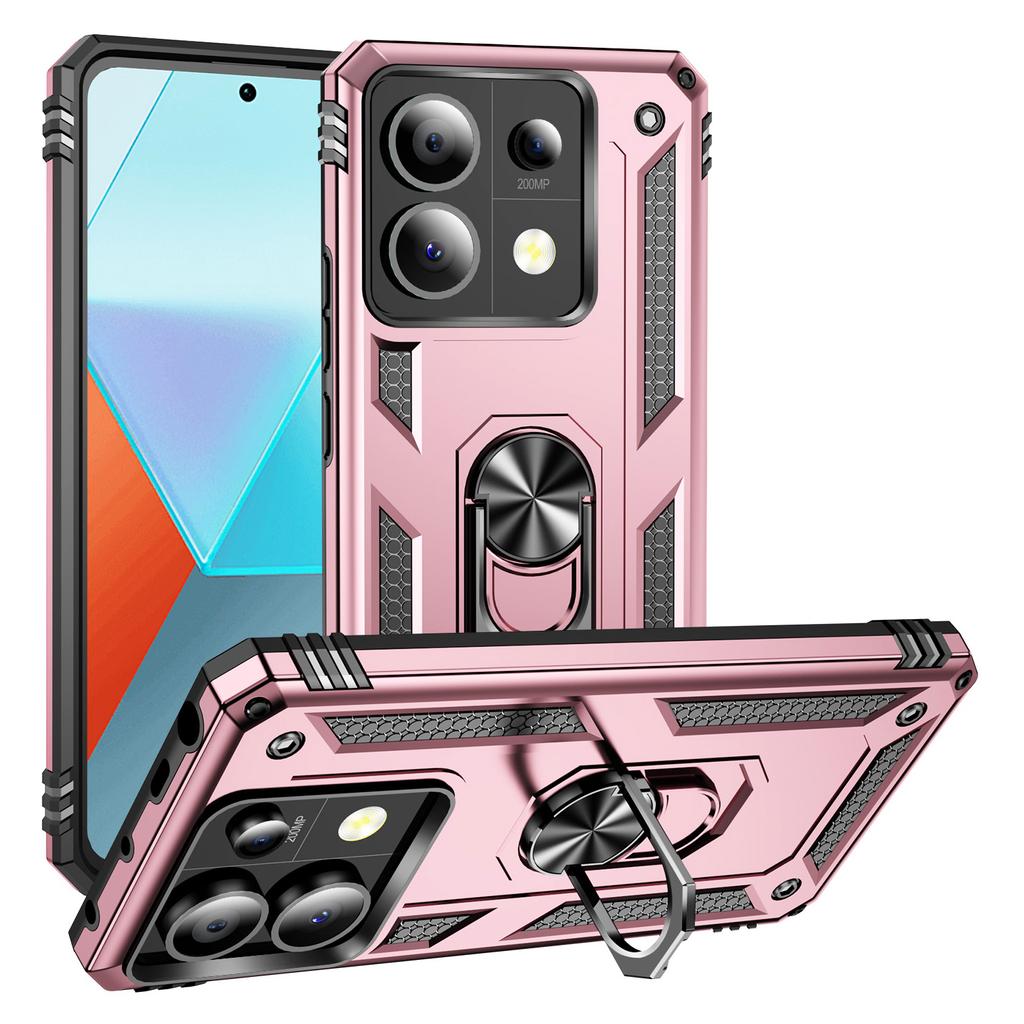 For Xiaomi Redmi Note 13 Pro 5G/Poco X6 5G Case PC+TPU Anti-Drop Phone Cover with Kickstand