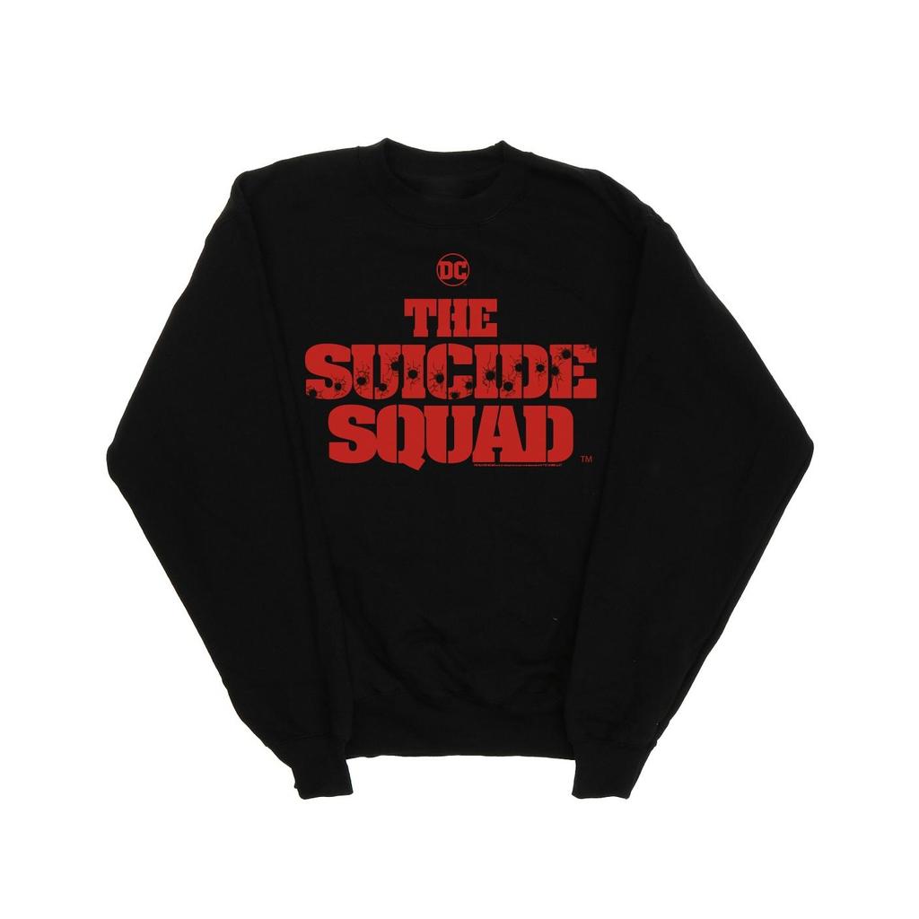 DC Comics Mens The Suicide Squad Movie Logo Sweatshirt