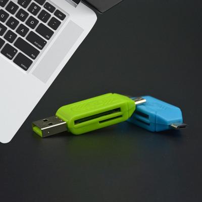 2 In 1 Plug Tf Speed Computer Usb Card Reader Play 2 Sd-Card Flash Otg Card