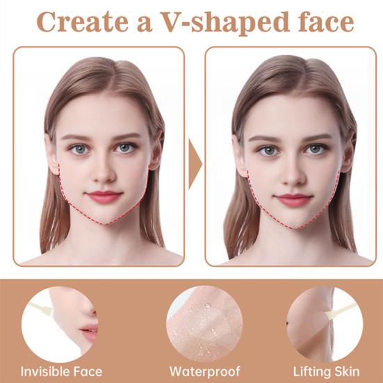 Invisible Face Neck Lift Tape Instant Lift Neck Tape V-line Shaping Patches for Double Chin Saggy Skin Jowls Eyes Brows Wrinkles