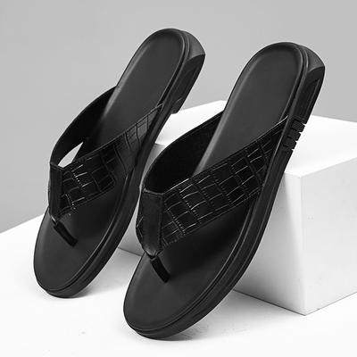Fashion2024 Summer Hot Selling Beach Shoes for Men's Home Slippers Anti Slip Waterproof Men's Flat Bottomed Casual Shoes Breathable