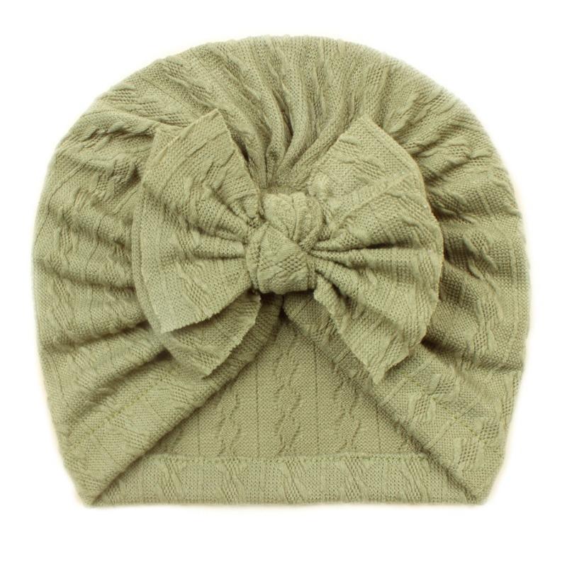 New Baby Jacquard Hat, Cute Boneless Fetal Hat for Infants and Toddlers, Cute Bow Hat for Children