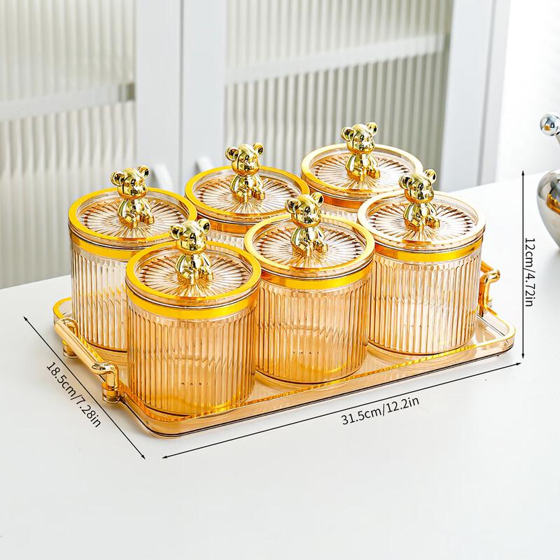 

ZISIZ Sealed Food Storage Jar Set