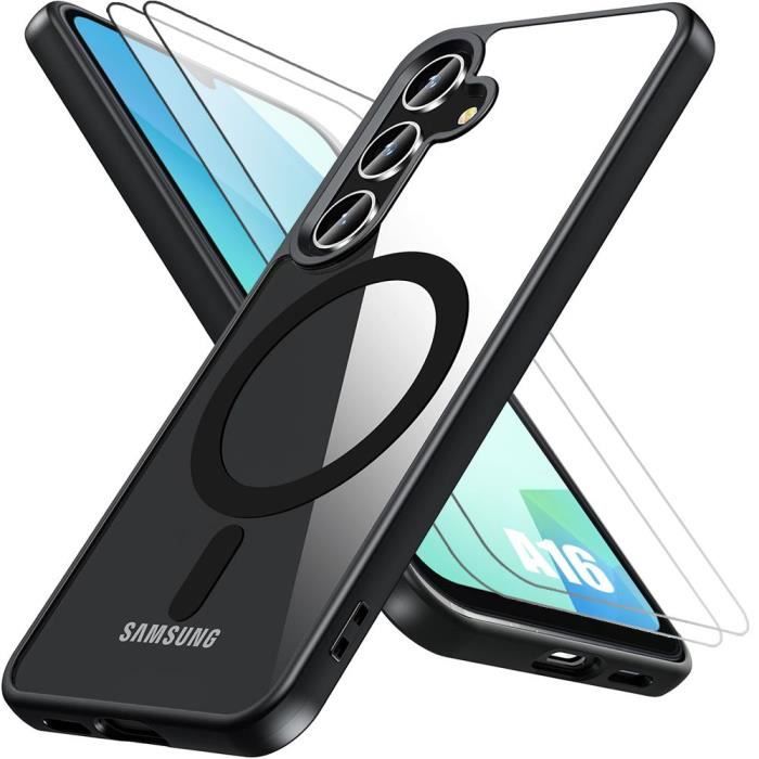 Coque de protection - Samsung - Galaxy A16 5G - 2 Verres Trempés - Antichoc - Noir