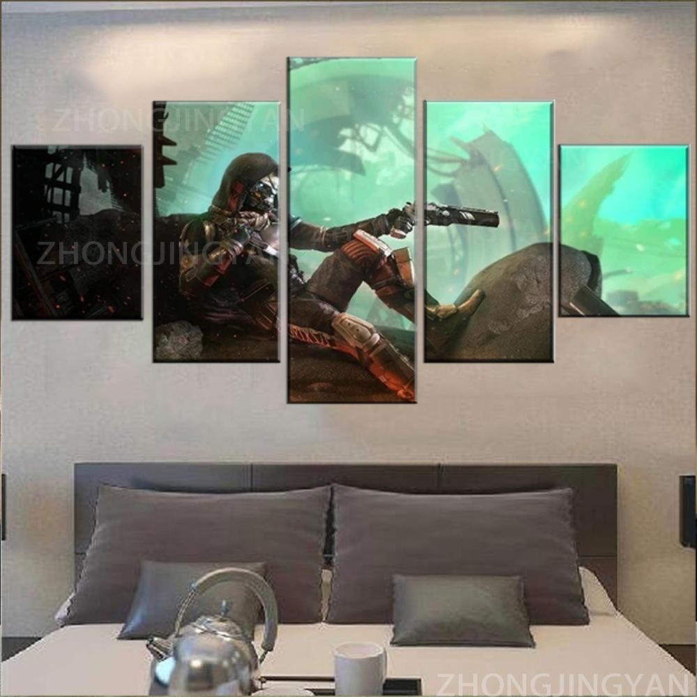 

Настенные картины на холсте, 5 шт., аниме-постеры, модульные картины «Снайпер», домашний декор, принты для украшения гостиной, без рамки 20x35cm*2 20x45cm*2 20x55cm*1