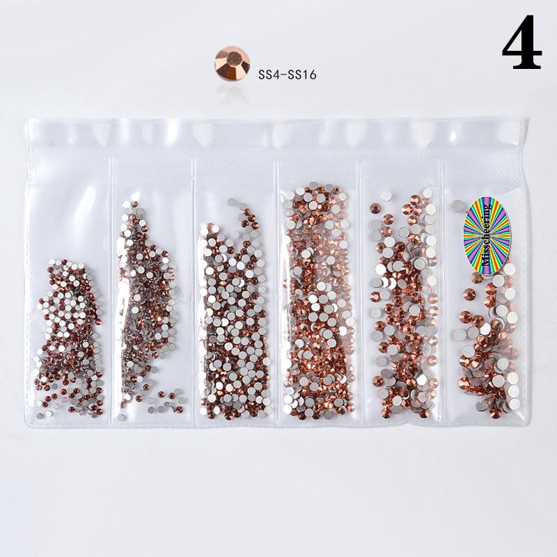 6 Grid Dental Rhinestones Tooth Rhinestones Teeth Jewelry Teeth Whitening Teeth Decoration Dental Crystal