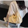 New Chinese style women's embroidered letter non-woven zipper crossbody bag  small  fresh  versatile  light  shoulder bag