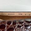 Excellent Salvatore Ferragamo pumps VARA Vara ribbon Brown Crocodile Women 5 Used