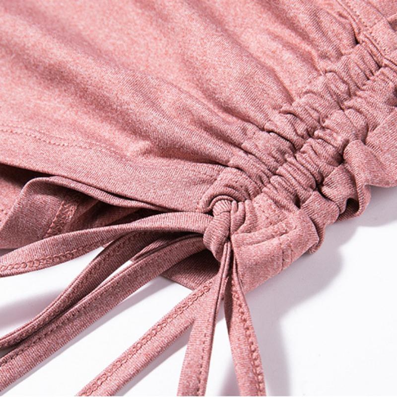 Neues nacktes Yoga-Kleidungsset für Frauen, das Feuchtigkeit ableitet und schwitzt, Trainingsoberteile, hoch taillierte Yoga-Fitness-Kleidung, dreiteiliger Anzug